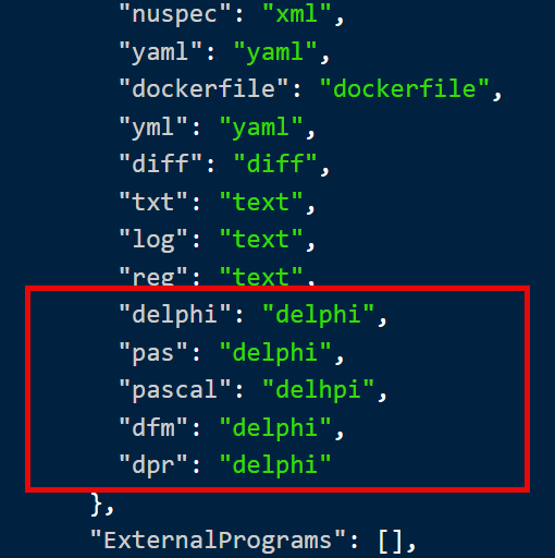 Add Desired Mappings Fence to HighlightJS